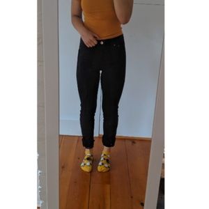 Black skinny jeans